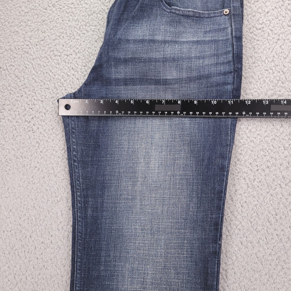 WRANGLER Jeans Size 11/12 Straight Leg Mid Rise Blue Denim 31x32 NEW - Picture 14 of 16